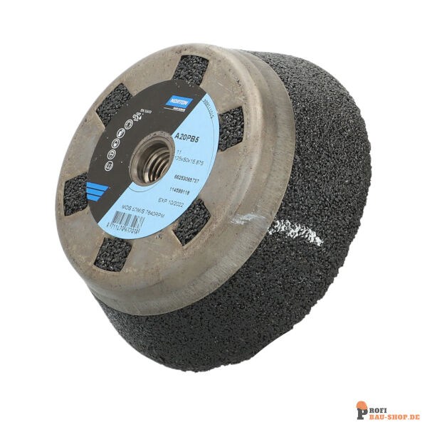 nortonschleifmittel/NORTON_schleifmittel_66253065737 11 Tapered _flaring_ cup Portable Norton A 125x50x5_8_25_58x19 A20PB5_154358